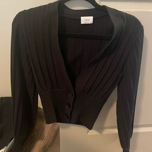 Aritzia Plunge front cardigan